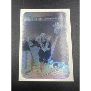 Vintage 1990 Marvel Comics Cosmic Spider-Man Hologram Trading Card